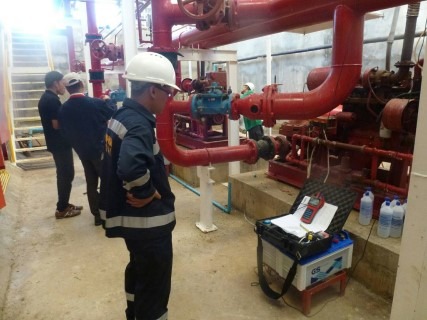 เครื่องสูบน้ำดับเพลิงอาคาร 